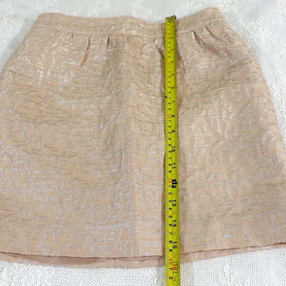 Women's Minimalist Mini Skirt w Pockets Ann Taylor LOFT Textured Petite Clothing - Picture 9 of 11